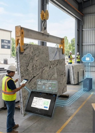 Tablet app for warehouse POS and slab scanning